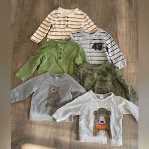 Boy Longsleeve/Sweater Bundle 12M